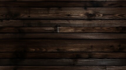 Naklejka premium Seamless dark wood background texture.