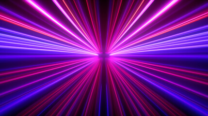 3d render , abstract background with bright neon rays

