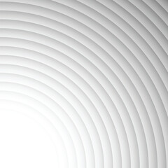 Rounded shape background. Abstract black and white.