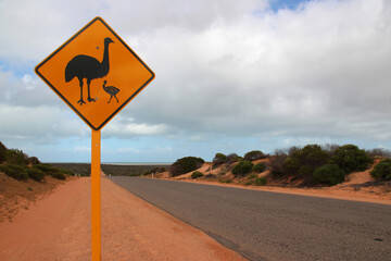 road sign in australia