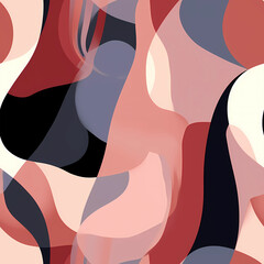 Geometric pattern style wallpaper abstract painting  digital art