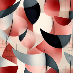 Geometric pattern style wallpaper abstract painting  digital art