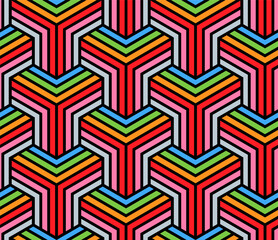Abstract repeating seamless geometric pattern