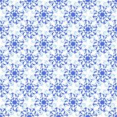 Ethnic blue theme modern abstract Textile seamless pattern facture, texture background.Creative seamless abstract geometrical shape flower pattern. blue pattern with white background.