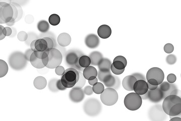 black and white bokeh