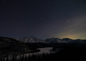 Night sky in Alaska