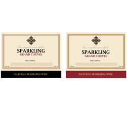 WINE LABEL ITALIAN FOOD AND DRINKS DECORATIVE STICKER FOR AMARONE, PROSECCO, CHIANTI, VALPOLICELLA,PRIMITIVE AND SPARKLING WINE