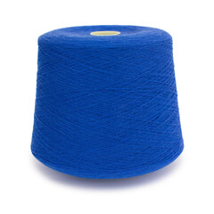 blue yarn, yarn, knitting, blue bobbin, thread, yarn, knitting, wool