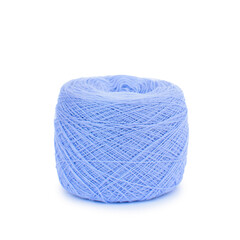 blue ball, yarn, knitting, blue bobbin, thread, yarn, knitting, wool