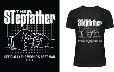 The stepfather officially the world's best man t-shirt