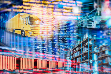 Digital logistics in freight forwarding through automated transportation - 601771988