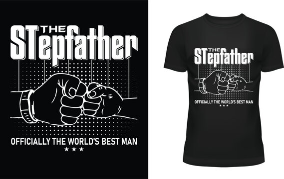The stepfather officially the world's best man t-shirt