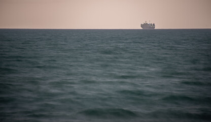 Obraz premium oil tanker in the sea
