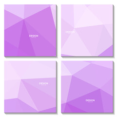 abstract squares geometric pink gradient with triangles pattern modern background for business