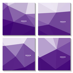 abstract squares geometric purple gradient with triangles pattern modern background for business