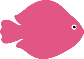 Sea fish for advertising banner design.