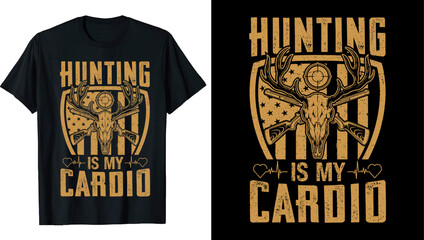 HUNTING  T-SHIRT DESIGN VECTOR EPS