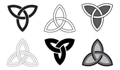 illustration of an Triquetra