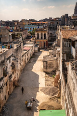 View of Havana's neighborhoods from the rooftops in Cuba