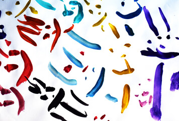 Color graphic art front view