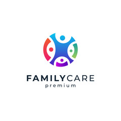 colorful orphanage logo design template