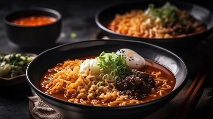 Foto op Plexiglas Noodle Ramen Realistic Photo © ikhsanhidayat