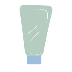 Beauty product.pastel cosmetic illustration.cute skincare doodle.