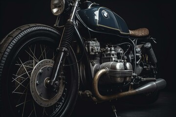 Fototapeta premium Explore a biker's paradise with Kym's complete guide to motorcycles. Generative AI