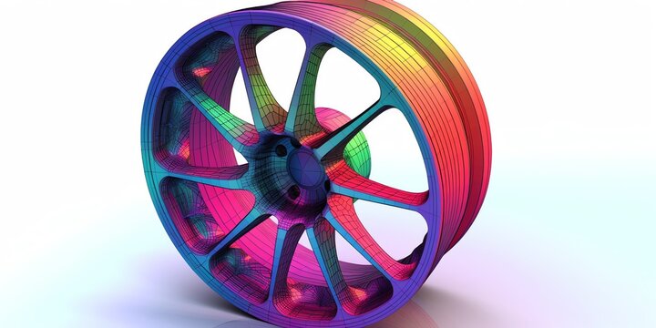 3d wheel model finite element analysis