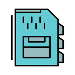 SD Card Icon Design