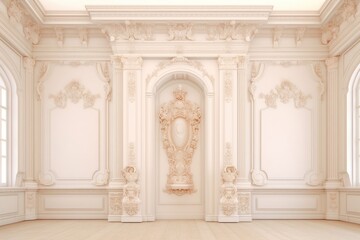 Obraz premium classic and vintage luxury wall backdrop