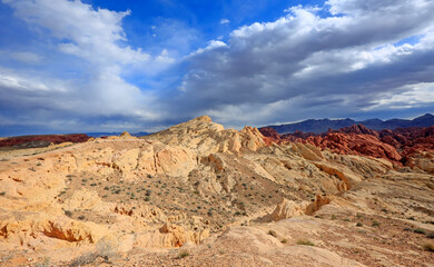 Fototapeta na wymiar Fire Canyon - Valley of Fire State Park, Nevada