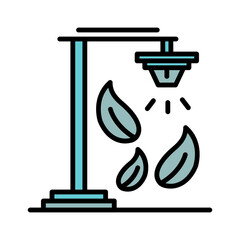 Eco Street Light Icon Design