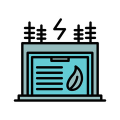 Eco Transformer Icon Design