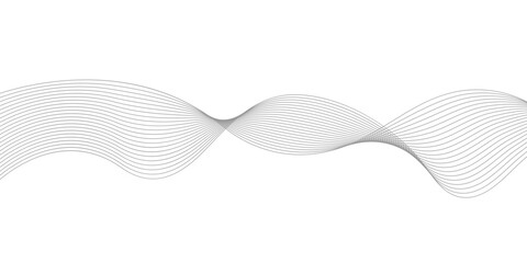 abstract grey wave thin lines pattern art.