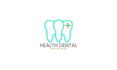 Tooth shape symbol vector icon Tooth logo design. Dental clinic logo.
