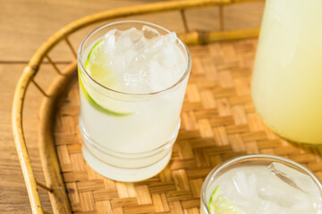 Frozen Refreshing Cold Limeade Drink
