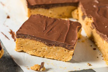 Homemade Chocolate Peanut Butter Bar