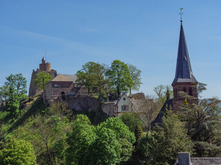 Die Stadt Saarburg an der Saar
