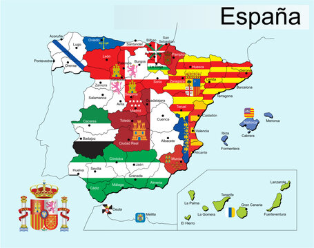 Mapa de Espa&ntilde;a_20