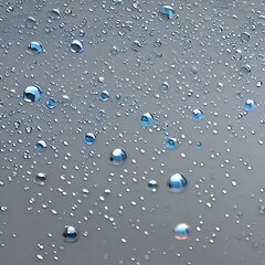 83 Water Droplets: A fresh and clean background featuring water droplets in soft and cool colors that create a refreshing and revitalizing atmosphere1, Generative AI