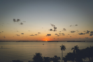 Views of the Sunrise in Miami