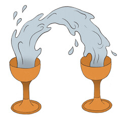 Tarot element card magical celestial wall art clipart poster mystical Minor arcana 70s 80s