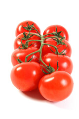 Family of connected tomatoes large and small