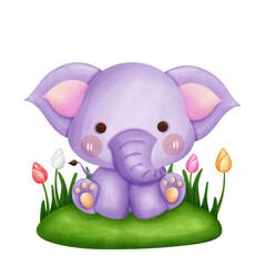 Animal cute chalk color