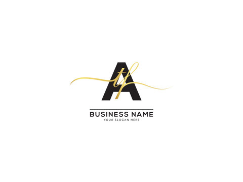 Luxury ATF Initial Logo, Alphabet atf taf Signature Letter Logo Template