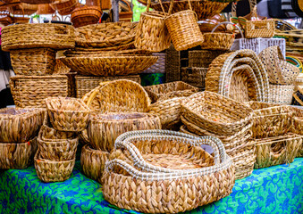 typical basket at a market