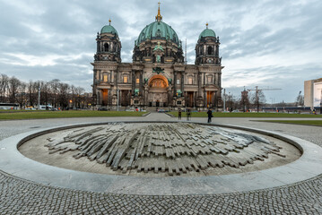 Berlin Cathedral (Berliner Dom),Oberpfarrkirche church, famous landmark in Berlin located on Museum Island, Germany. © SakhanPhotography