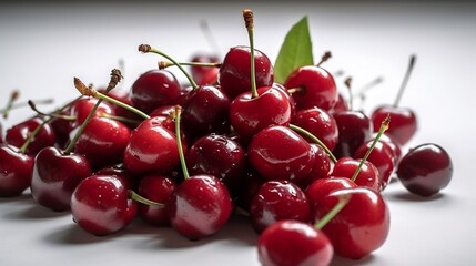 cherries on a plate