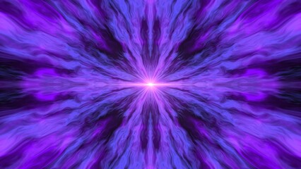 Abstract Fantastic Background of Neon Surreal Spiritual Energy Power